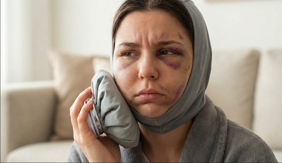 cosmetic surgery swelling of the face